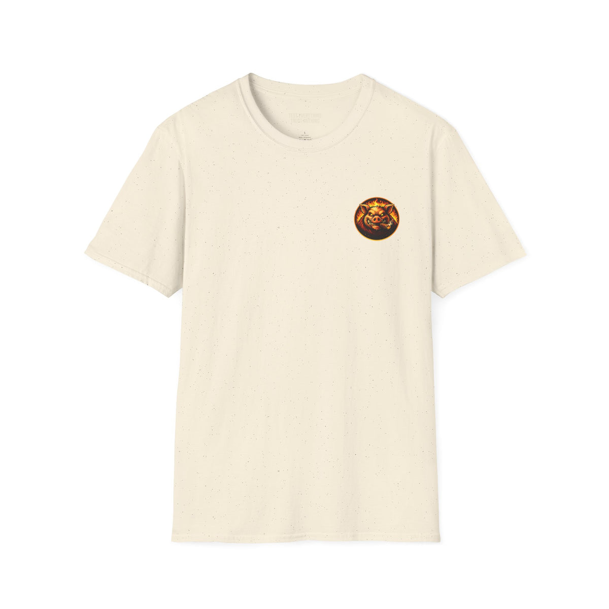 BBQ Test Pit I Like Big Butts soft tee mockup
