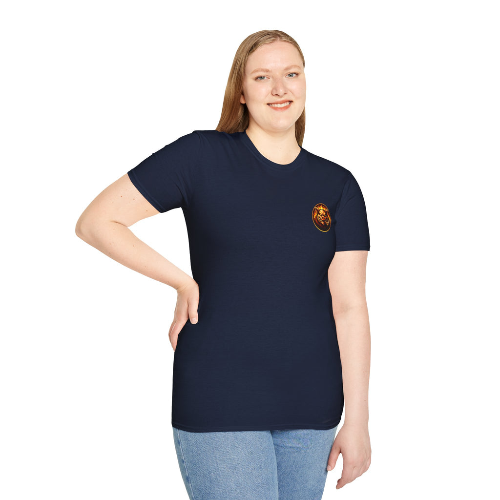 BBQ Test Pit logo soft tee mockup