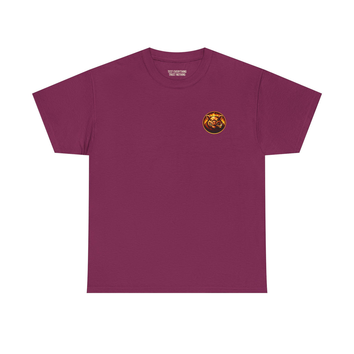 BBQ Test Pit Wrap When It's Ready soft tee mockup