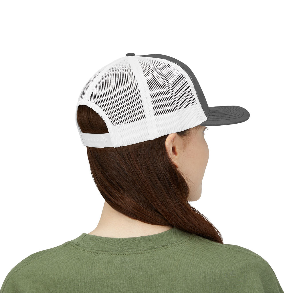 BBQ Test Pit 250 Years of Freedom trucker hat mockup