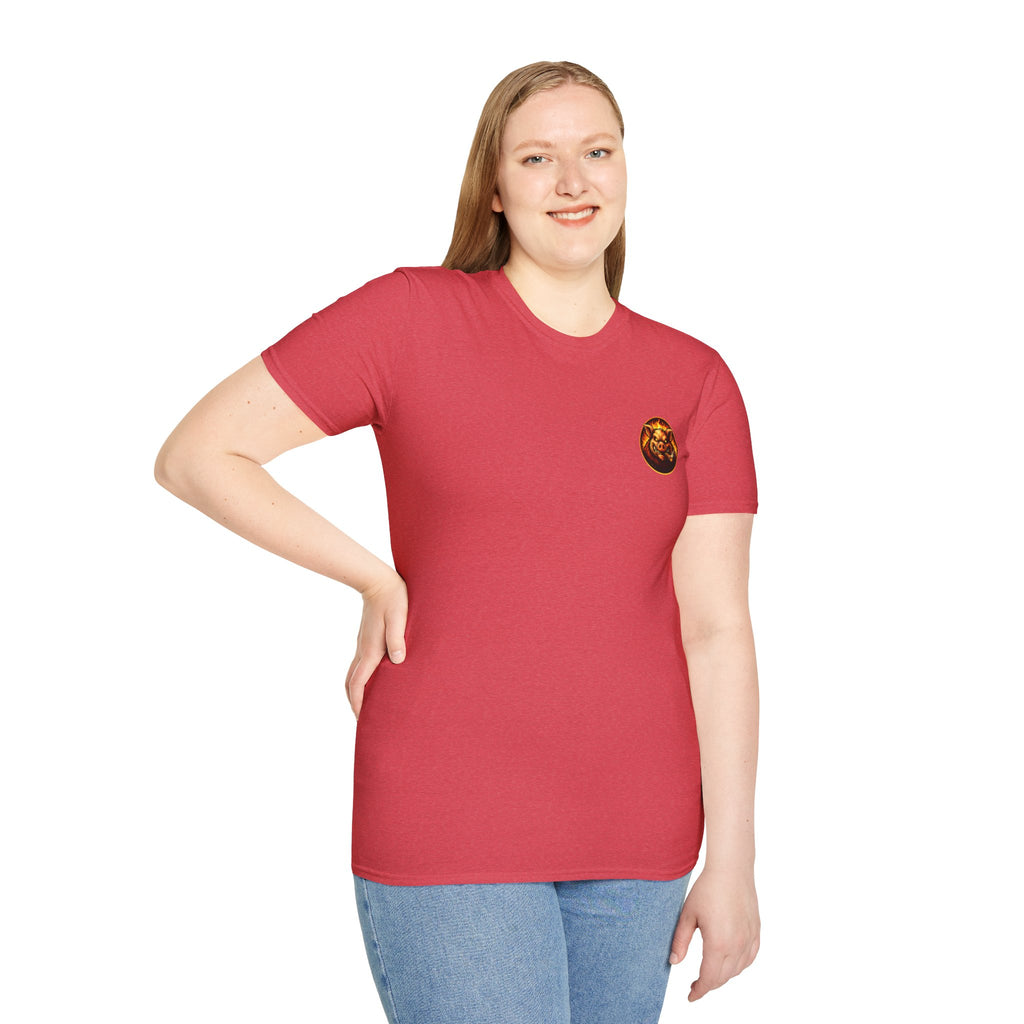BBQ Test Pit logo soft tee mockup