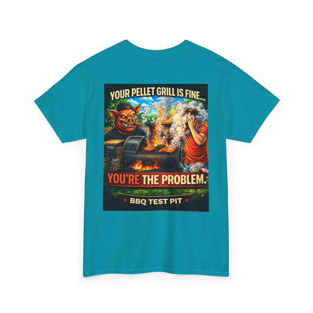BBQ Test Pit Your Pellet Grill Is Fine tee mockup