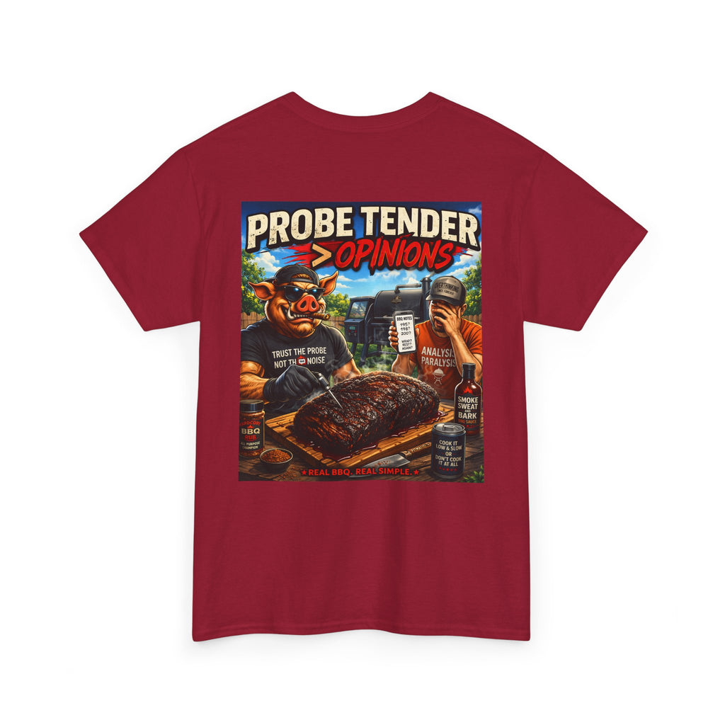 BBQ Test Pit Probe Tender Opinions heavy tee mockup