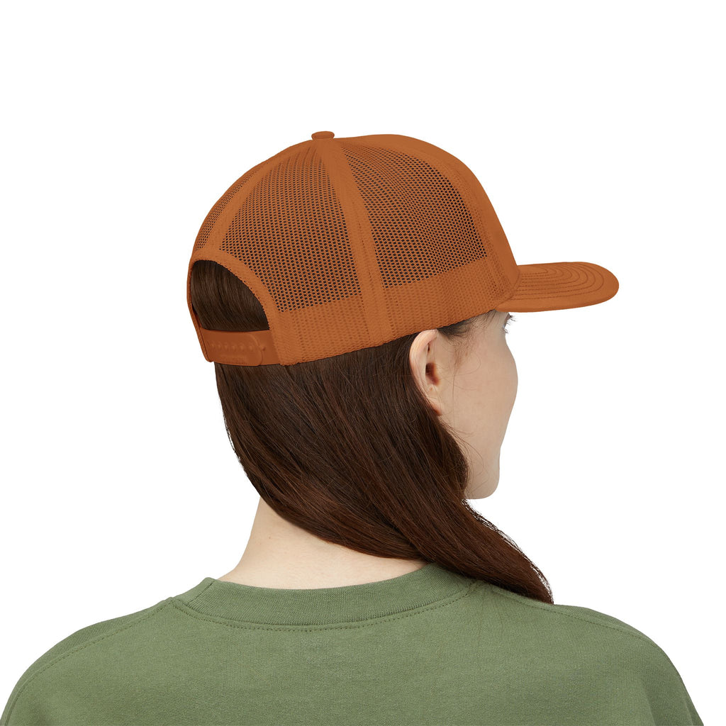 BBQ Test Pit 250 Years of Freedom trucker hat mockup
