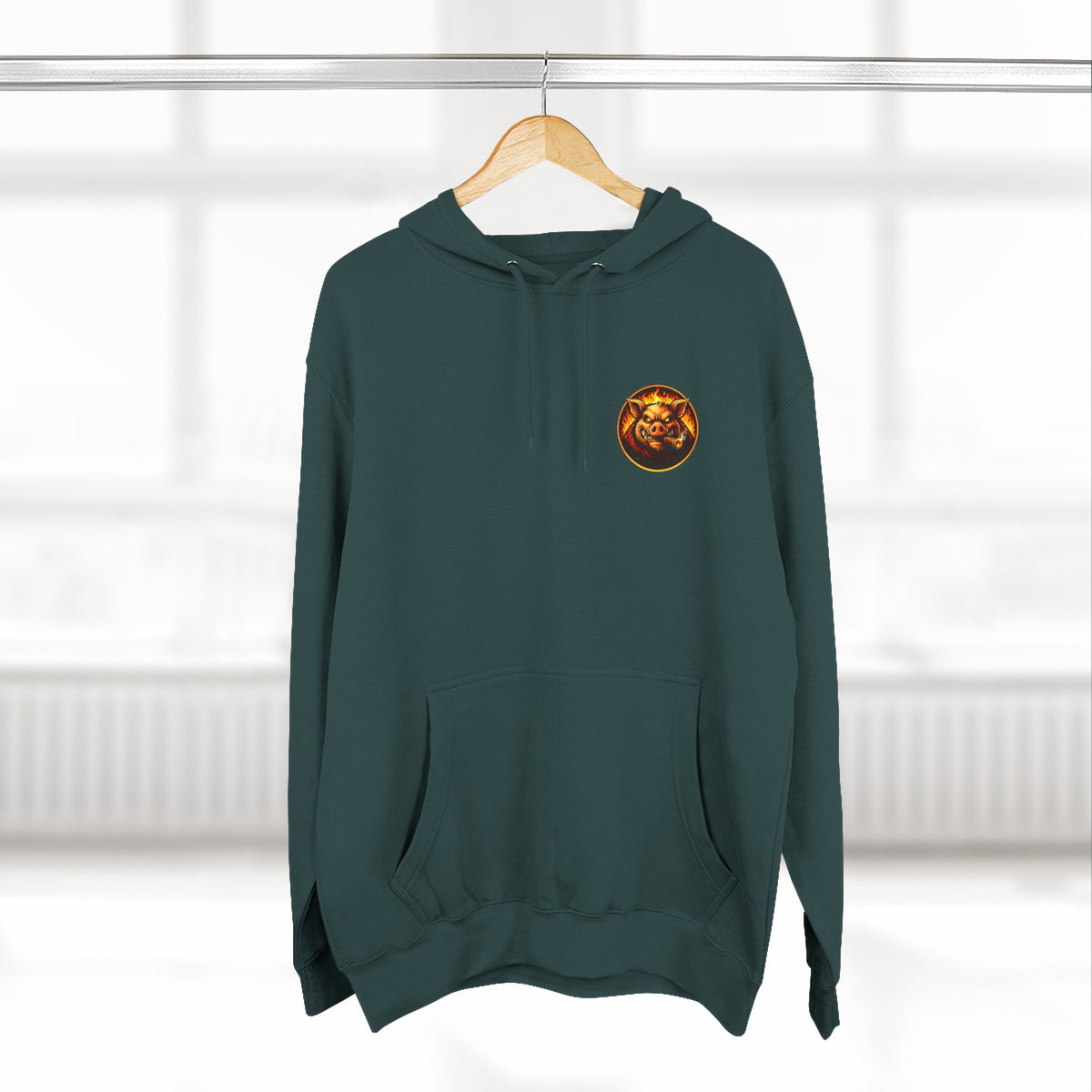BBQ Test Pit Stop Staring At My Rack hoodie mockup