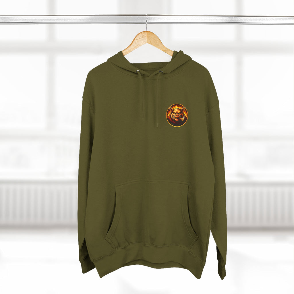 BBQ Test Pit I Like Big Butts hoodie mockup