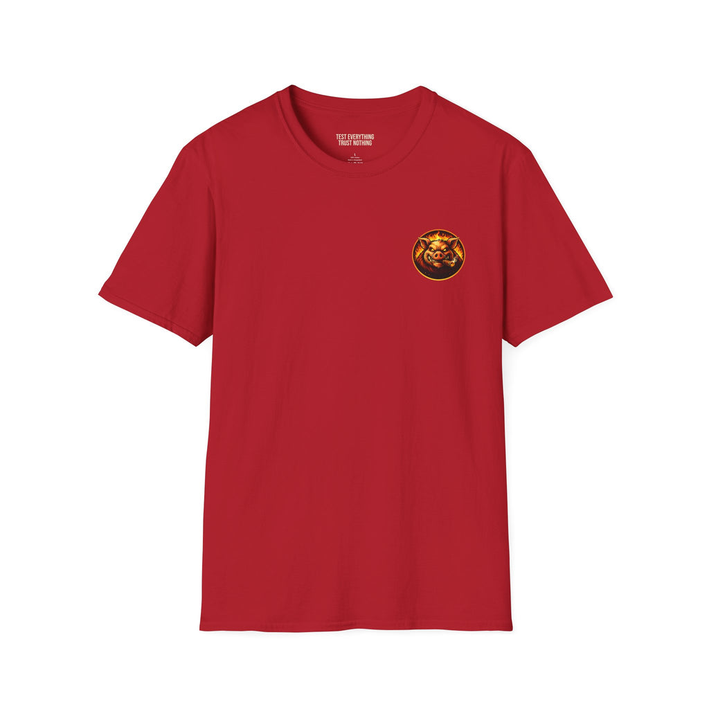 BBQ Test Pit Wrap When It's Ready tee mockup