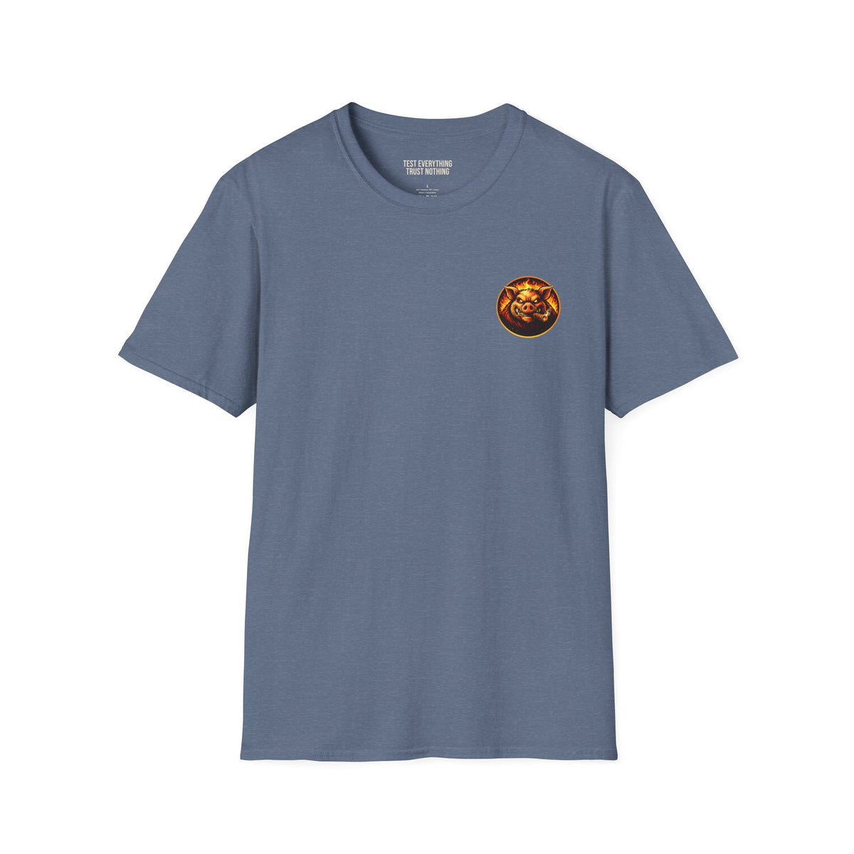 BBQ Test Pit Stop Staring At My Rack soft tee mockup