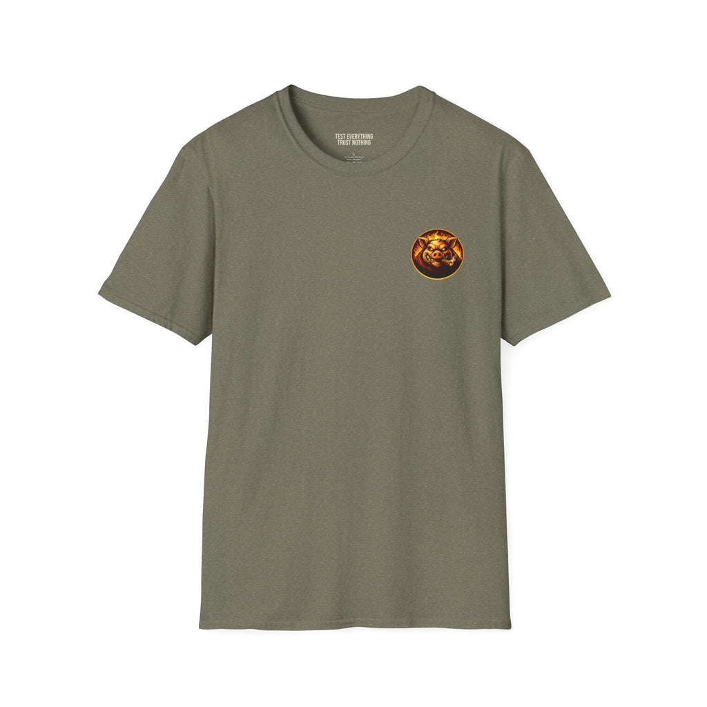 BBQ Test Pit Wrap When It's Ready tee mockup