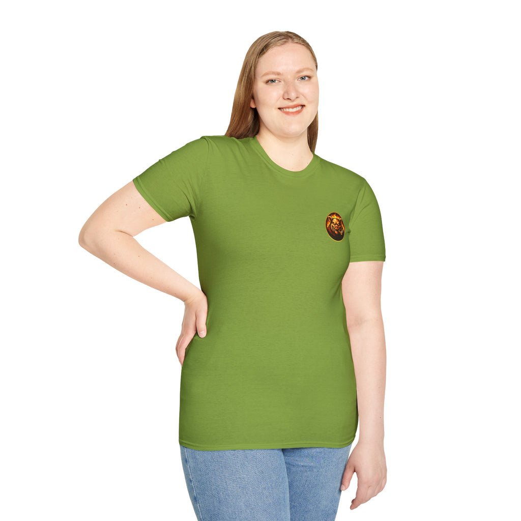 BBQ Test Pit logo soft tee mockup