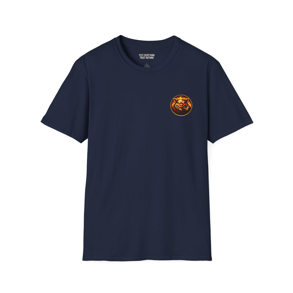 BBQ Test Pit Your Pellet Grill Is Fine soft tee mockup