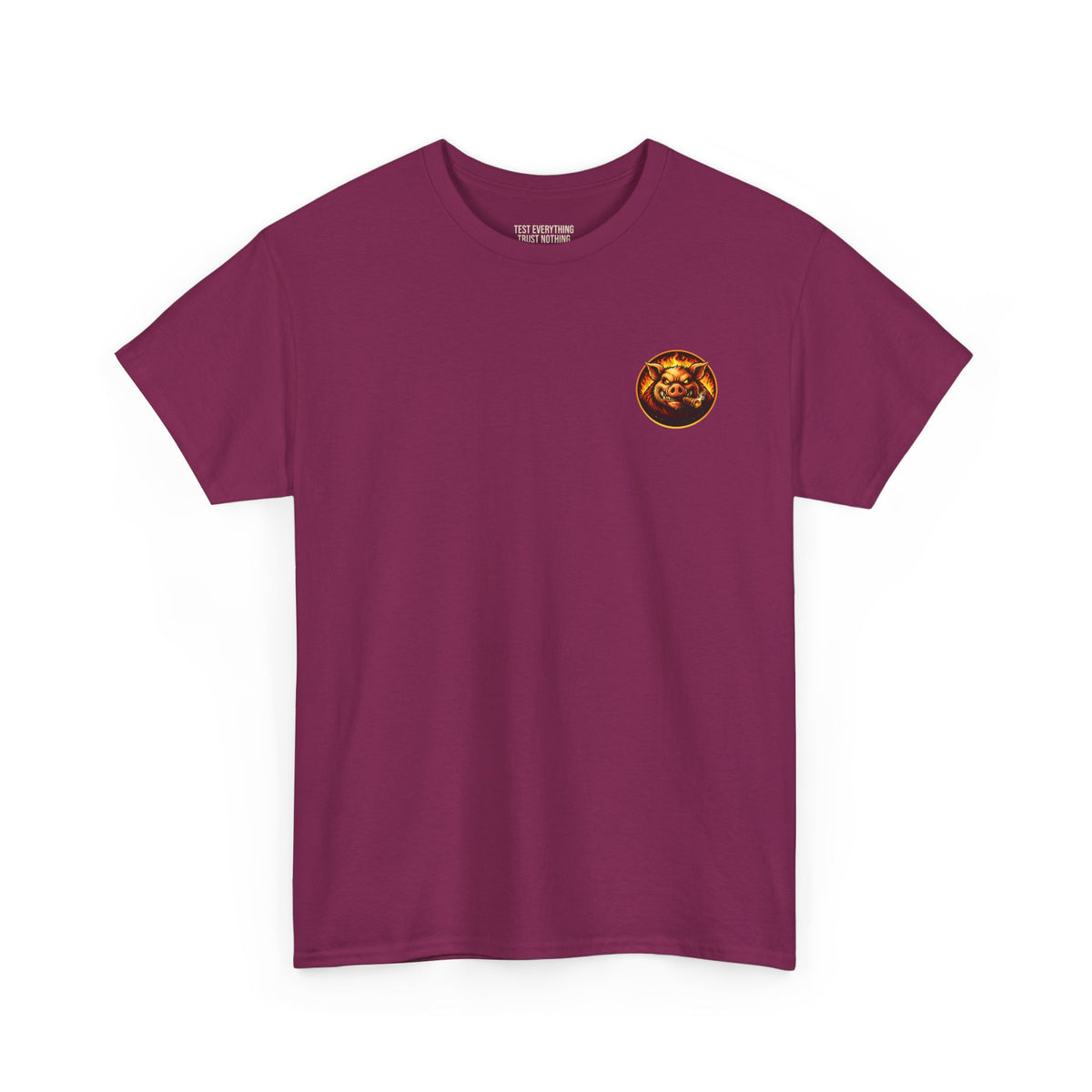 BBQ Test Pit Wrap When It's Ready soft tee mockup
