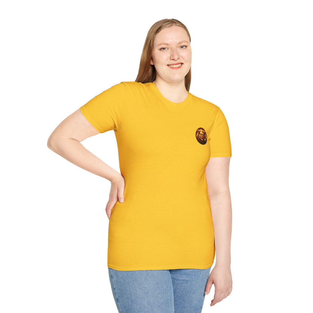 BBQ Test Pit logo soft tee mockup