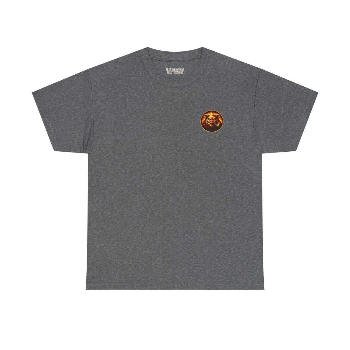 BBQ Test Pit logo tee mockup