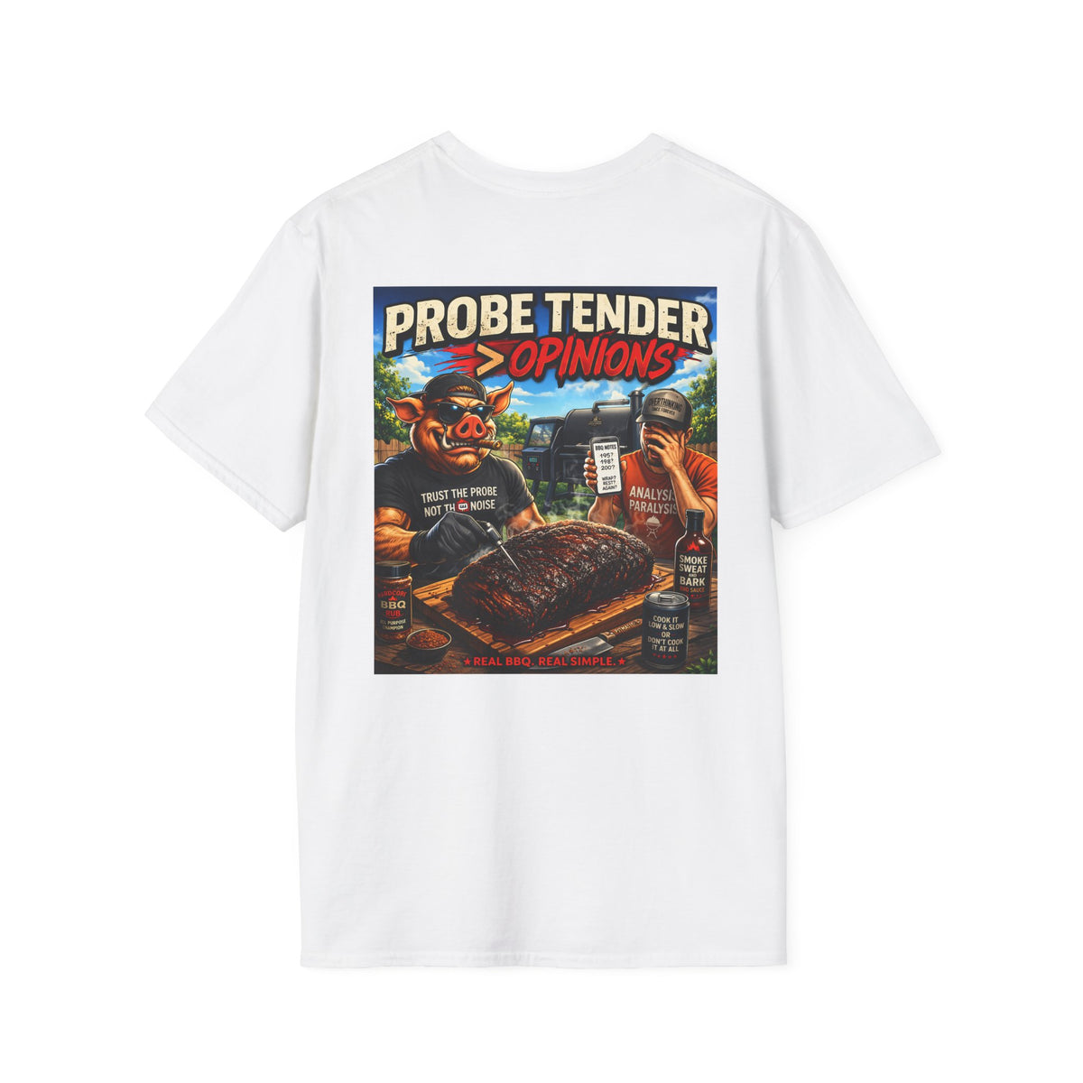 BBQ Test Pit Probe Tender Opinions tee mockup