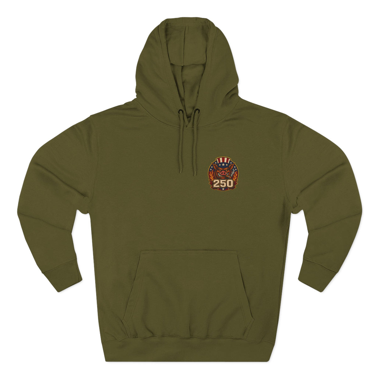 BBQ Test Pit 250 Years of Freedom hoodie mockup