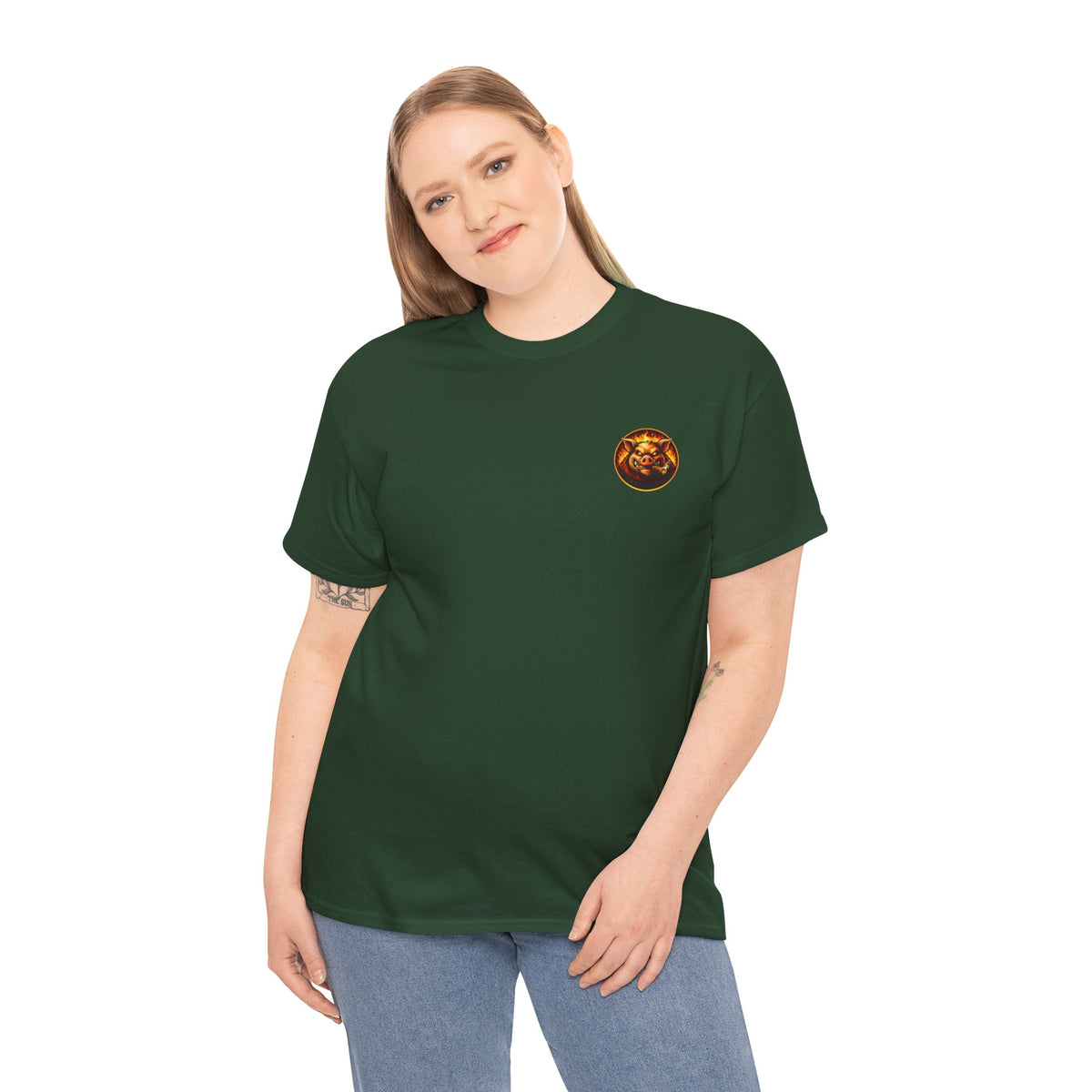 BBQ Test Pit I Like Big Butts tee mockup