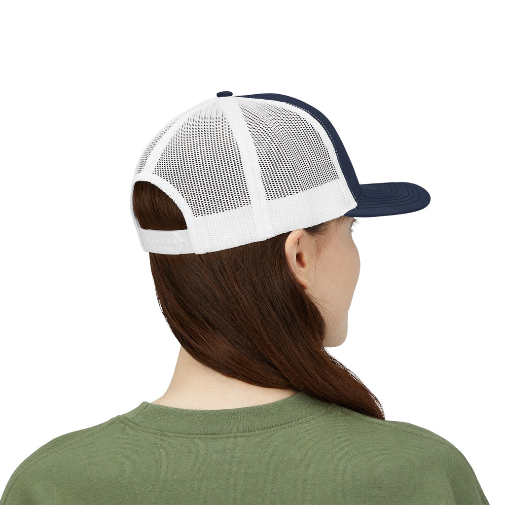 BBQ Test Pit 250 Years of Freedom trucker hat mockup
