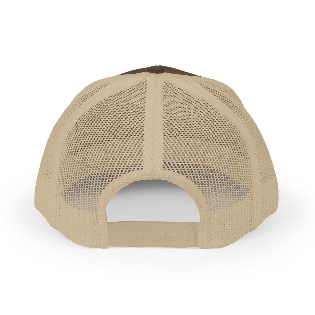 BBQ Test Pit trucker hat mockup