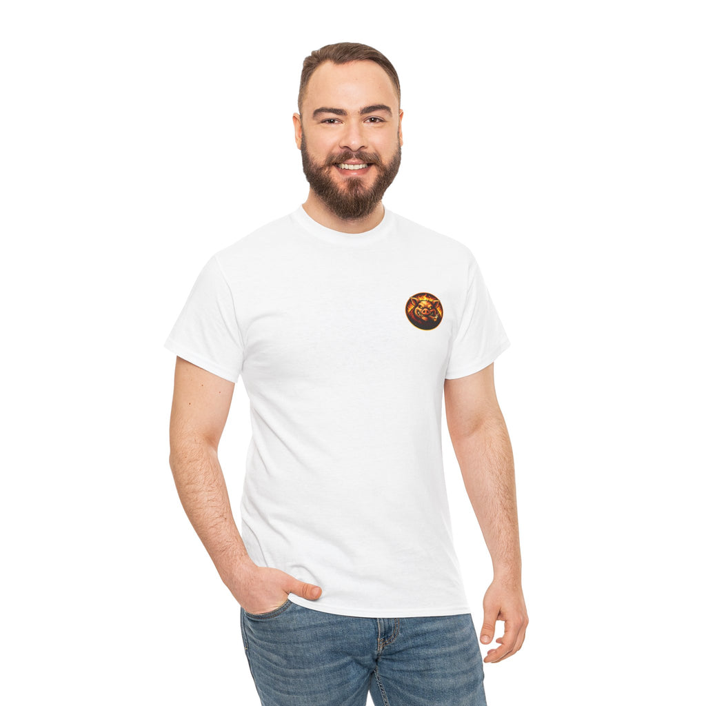 BBQ Test Pit Stop Calling It BBQ heavy tee mockup
