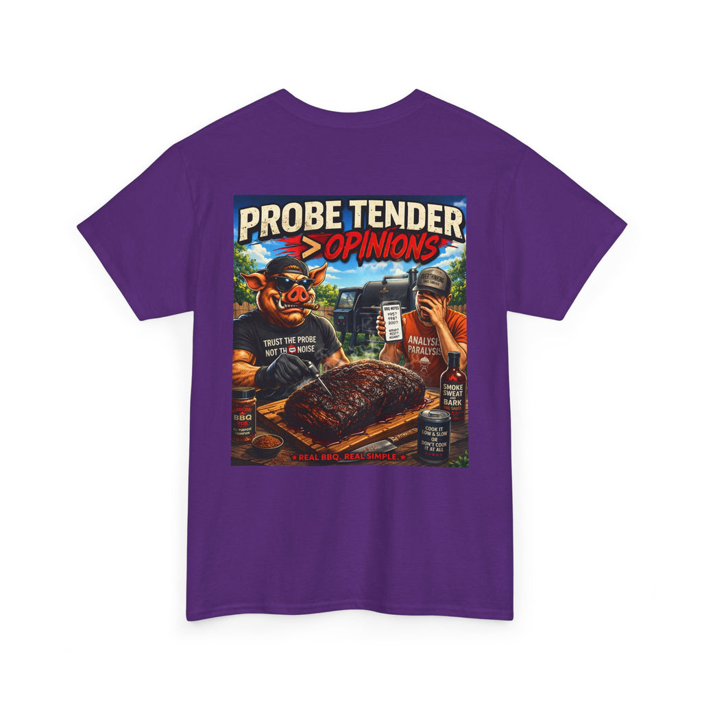 BBQ Test Pit Probe Tender Opinions heavy tee mockup