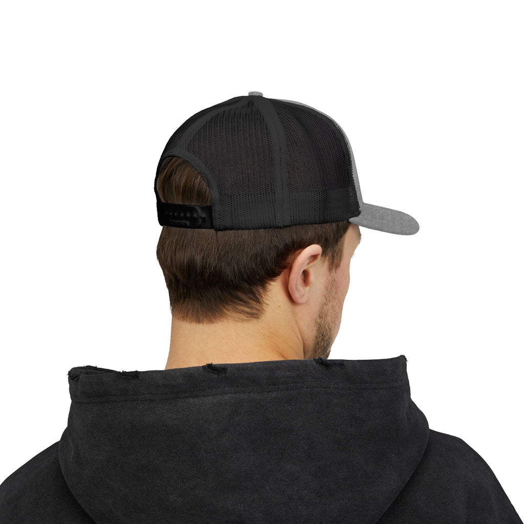 BBQ Test Pit 250 Years of Freedom trucker hat mockup
