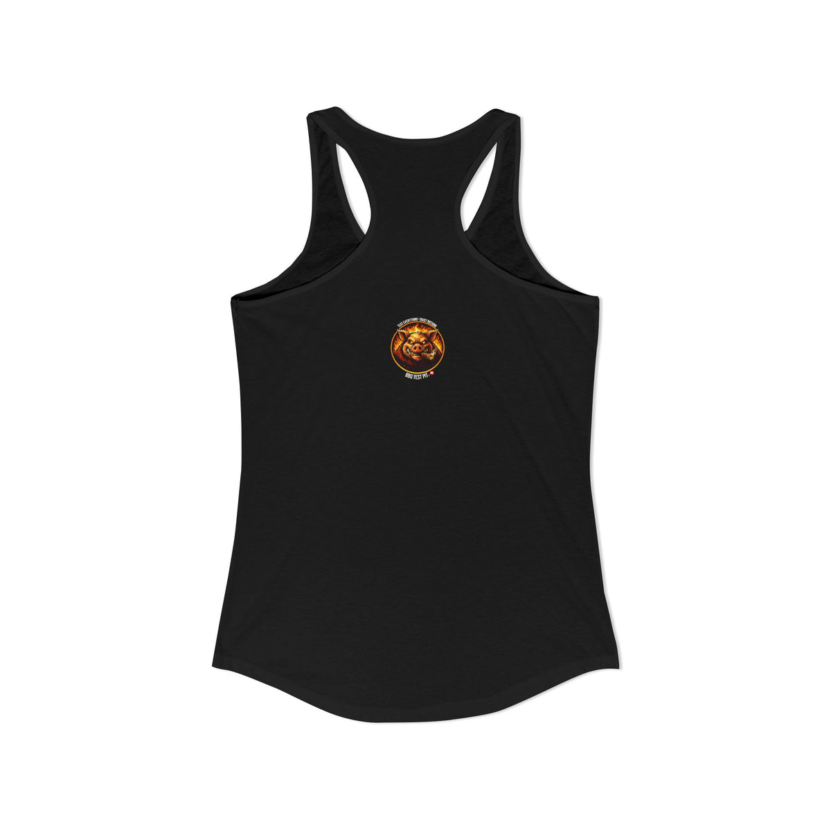 BBQ Test Pit You're The Problem women's tank mockup