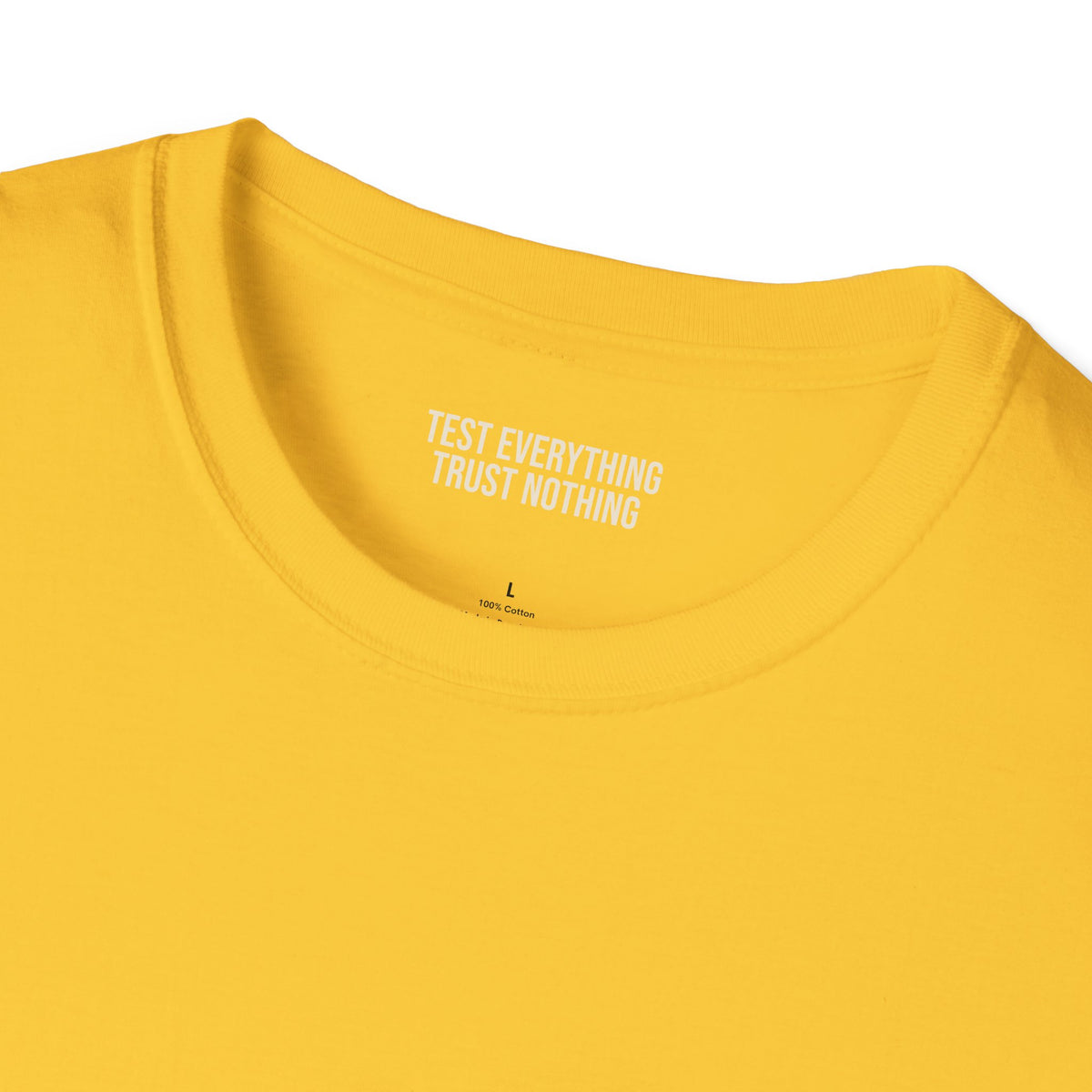 BBQ Test Pit logo soft tee mockup
