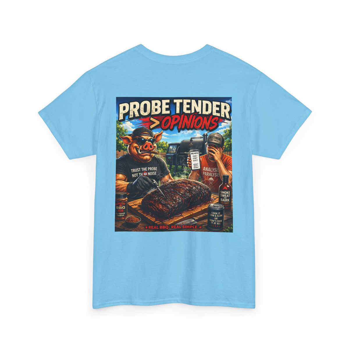 BBQ Test Pit Probe Tender Opinions heavy tee mockup