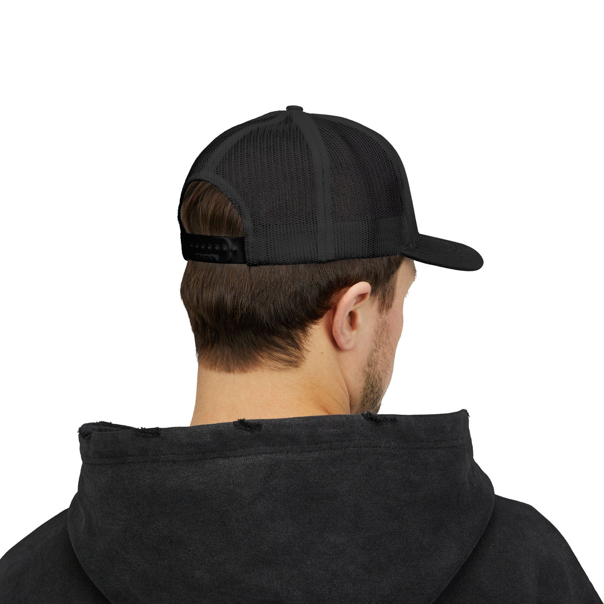 BBQ Test Pit trucker hat mockup