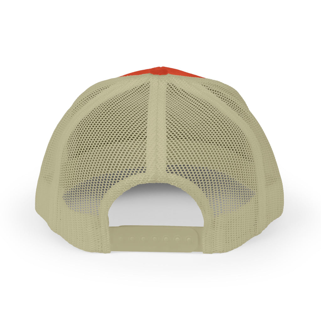 BBQ Test Pit 250 Years of Freedom trucker hat mockup