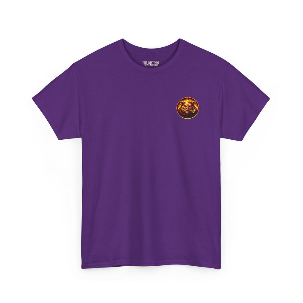 BBQ Test Pit logo tee mockup