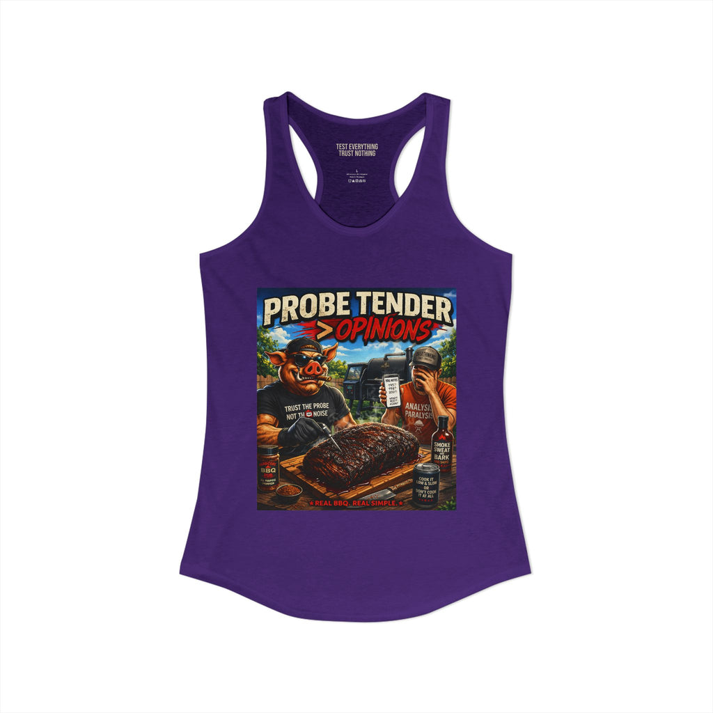 BBQ Test Pit Probe Tender Opinions women's tank mockup