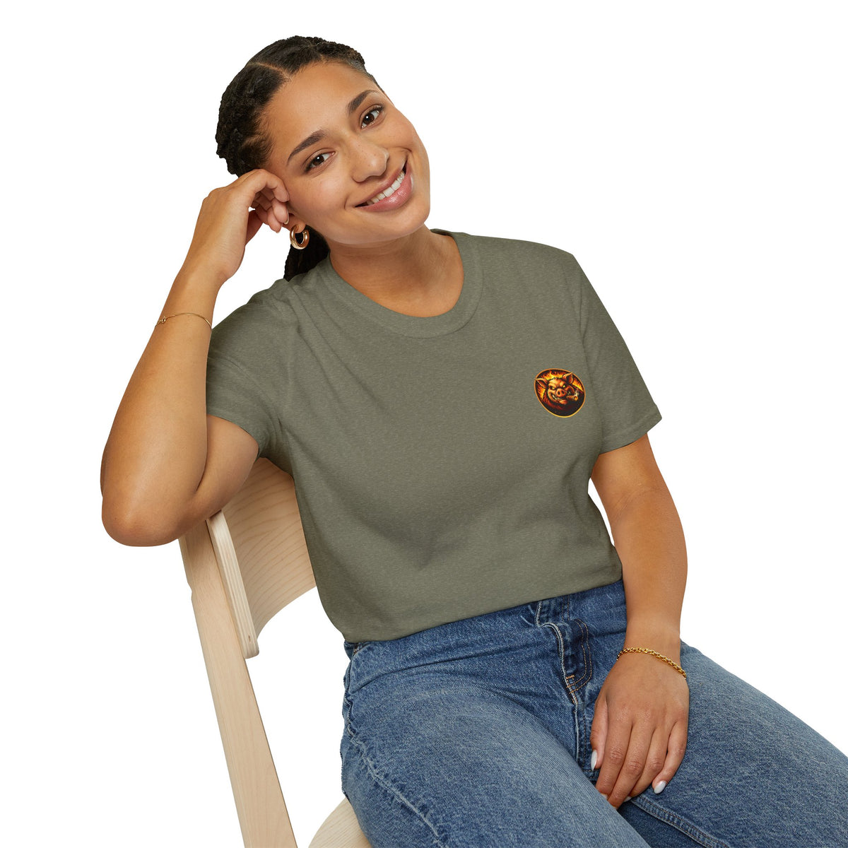 BBQ Test Pit Wrap When It's Ready tee mockup