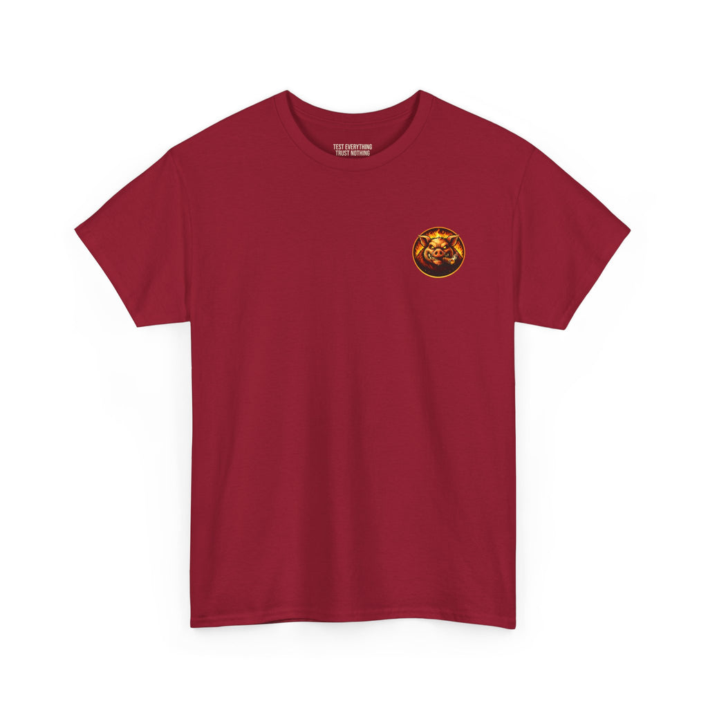 BBQ Test Pit Stop Staring At My Rack tee mockup