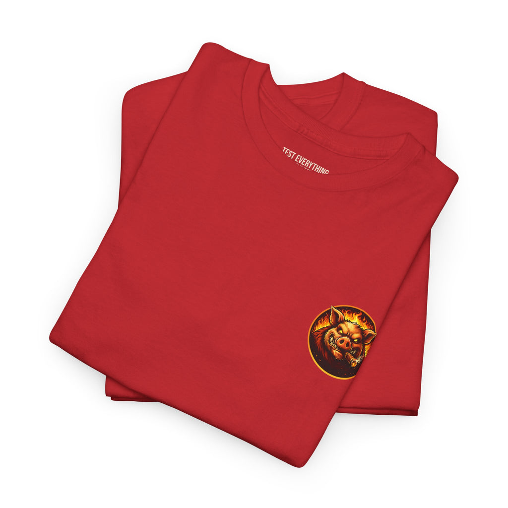BBQ Test Pit I Like Big Butts tee mockup